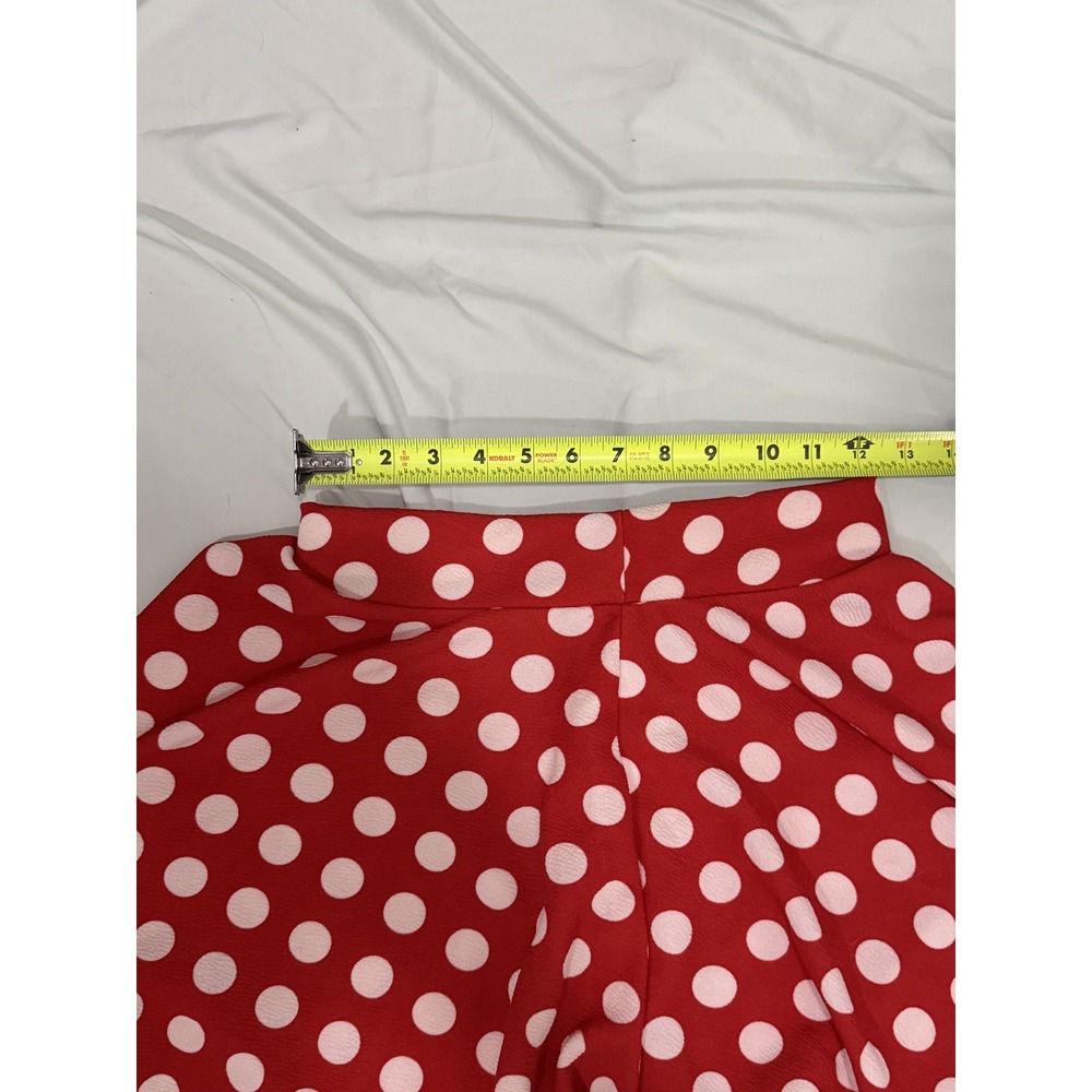 Urban Coco Red Polka Dot Skort High Waisted Mini Skirt S NEW - Picture 6 of 7
